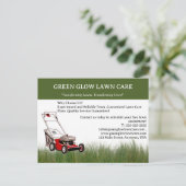 造園又は気に芝生業マーケティング ポストカード (スタンド正面)