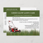 造園又は気に芝生業マーケティング ポストカード (正面/裏面)