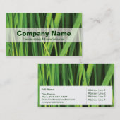 造園及び芝生サービス自然の名刺 名刺 (正面/裏面)