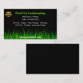 造園名刺付きロゴ&サービス 名刺 (正面/裏面)