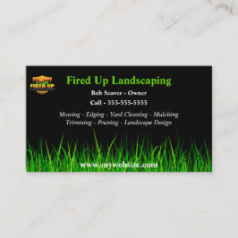 造園名刺付きロゴ&サービス 名刺