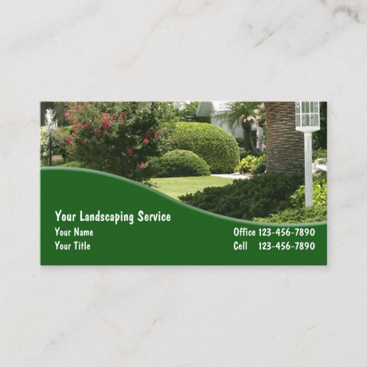 造園名刺 名刺 (正面)