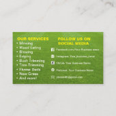 造園名刺 名刺 (裏面)