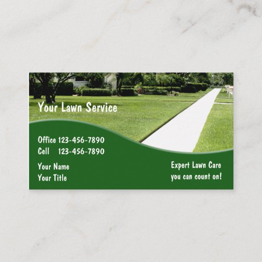 造園名刺 名刺 (正面)