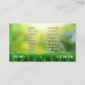 造園名刺 名刺 (裏面)