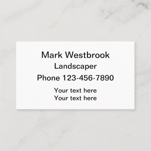 造園名最高の刺 名刺 (裏面)