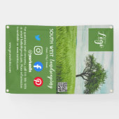 造園園芸家の樹木外科医の園芸家フライヤー 横断幕 (横)