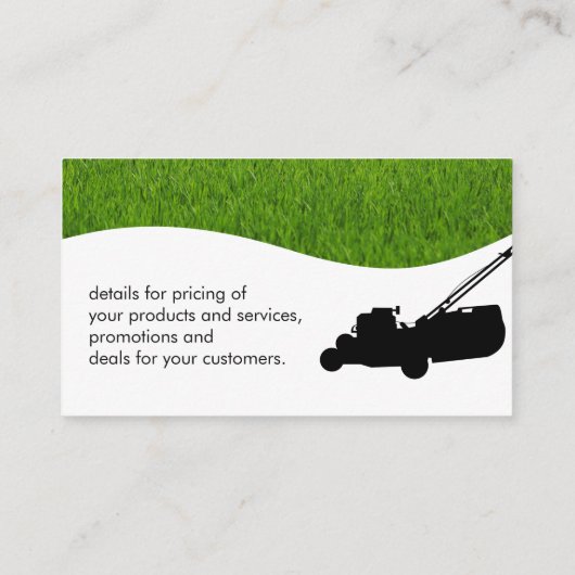 造園園芸 |ツリーロゴ 名刺 (裏面)