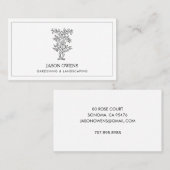 造園園芸 名刺 (正面/裏面)