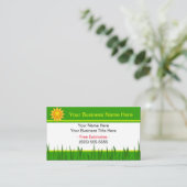 造園契約者パーソナライズされた名刺 名刺 (スタンド正面)