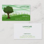 造園家の草木のきれいな自然 名刺 (正面/裏面)