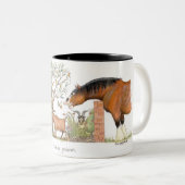 「造園家」のマグ ツートーンマグカップ (正面右)