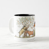 「造園家」のマグ ツートーンマグカップ (正面左)