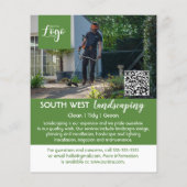 造園庭師 樹木医 アーボリスト   チラシ (裏面)