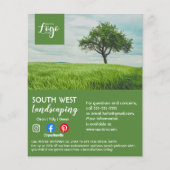 造園庭師 樹木医 アーボリスト   チラシ (正面)