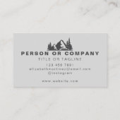 造園木刈りカスタム気にヤード 名刺 (裏面)