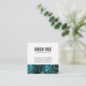 造園構造 |ガーデニングサービス スクエア名刺 (スタンド正面)