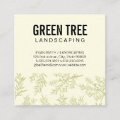 造園構造 | ジュニパーブランチ スクエア名刺 (正面)