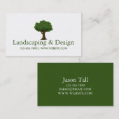 造園気に/ローン名刺 名刺 (正面/裏面)