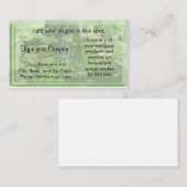 造園滝 名刺 (正面/裏面)