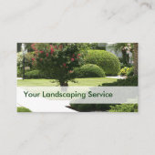 造園芝刈りモダン名刺 名刺 (正面)