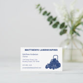 造園芝刈り業務用モーア 名刺 (スタンド正面)