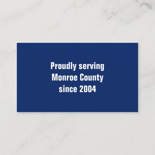 造園芝刈り業務用モーア 名刺 (裏面)