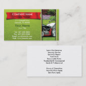 造園芝刈芝生気に 名刺 (正面/裏面)