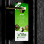 造園芝気に園芸草刈り ドアノブサイン