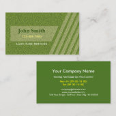 造園芝気に園芸草刈り 名刺 (正面/裏面)