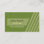 造園芝気に園芸草刈り 名刺 (正面)