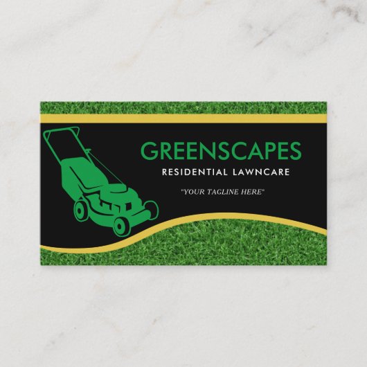 造園芝生気に名刺 名刺 (正面)