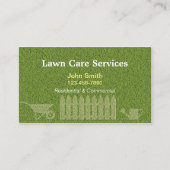 造園芝生気に園作 名刺 (正面)