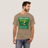造園芝生気に草刈りテンプレートドライ Tシャツ (正面フル)