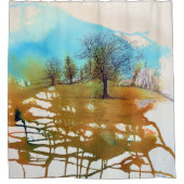 造園芸術 シャワーカーテン (正面)