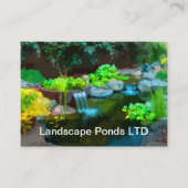 造園装飾池 名刺 (正面)