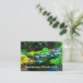 造園装飾池 名刺 (スタンド正面)