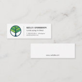 造園設計者 |ツリートリミングサービス スキニー名刺 (正面/裏面)