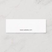 造園設計者 |ツリートリミングサービス スキニー名刺 (裏面)