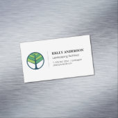 造園設計者 |ツリートリミングサービス マグネット名刺 (インサイチュ)