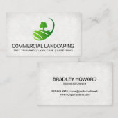 造園設計者 |フィールド内のツリー 名刺 (正面/裏面)