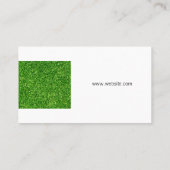 造園設計者 | Grass |ツリーアイコン 名刺 (裏面)