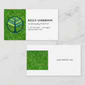 造園設計者 | Grass |ツリーアイコン 名刺 (正面/裏面)