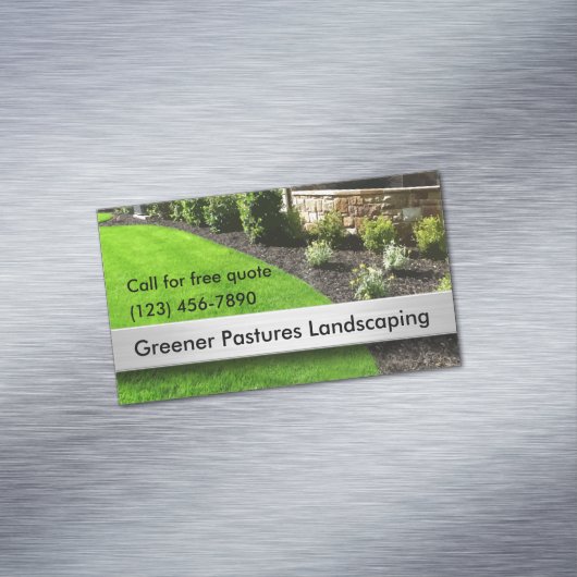 造園設計 マグネット名刺 (インサイチュ)