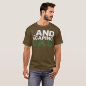 造園造園パパランドスキャパーガーデナー Tシャツ (正面フル)