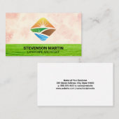 造園風景 | グラス 名刺 (正面/裏面)