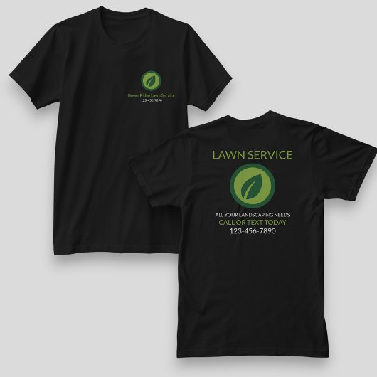 造園・エクステリア・芝生管理クルー Tシャツ