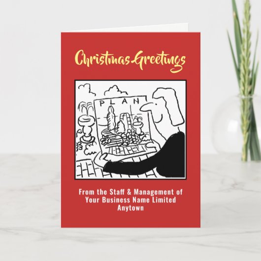 造園&ガーデンデザインクリスマスカード シーズンカード (正面)