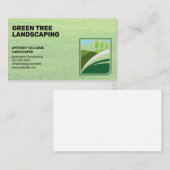 造園 | グラス | 庭師 名刺 (正面/裏面)