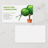 造園 |トピアリーのトリミング 名刺 (正面/裏面)